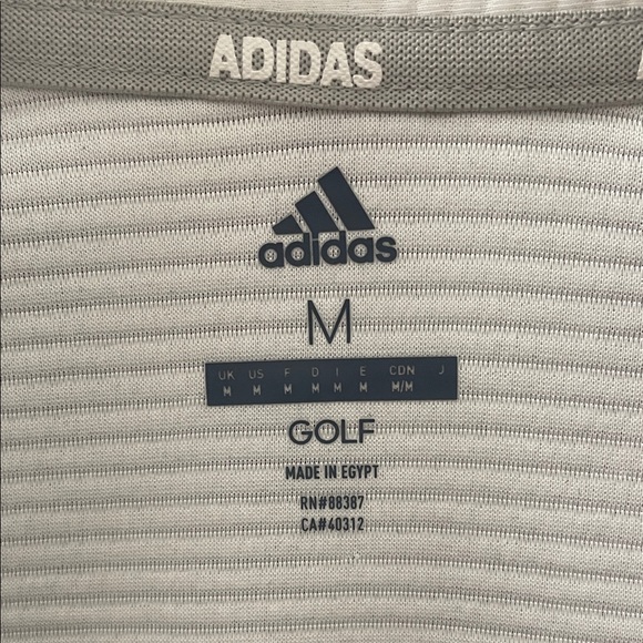 Adidas White Ribbed Track Jacket - Picture 4 of 4